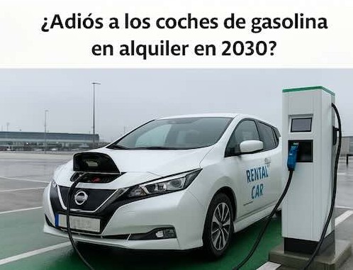 ¿Prohibido alquilar coches de gasolina en 2030?